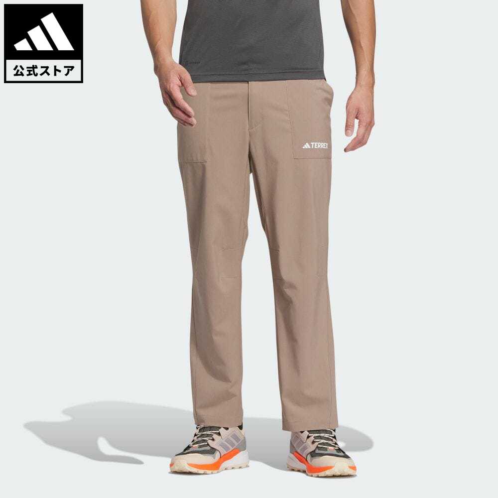 【公式】アディダス adidas 返品可 アウトドア パンツ アディダス テレックス メンズ ウェア・服 ボトムス パンツ ブラウン IL8904 p1204