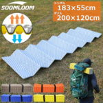 【店内全品11%OFFクーポン付】Soomloom キャンプ マット レジャーマット レジャーシート 選べるサイズ シングル/ダブル キャンプマット コンパクト アウトドアマット 折りたたみマット 軽量 保温 IXPE素材 アルミマット 花見 キャンプ 昼寝 ピクニック 登山