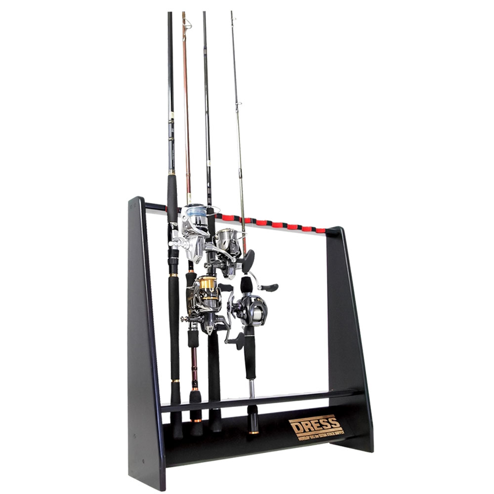 【楽天1位!】DRESS ロッドスタンド 組み立て式 620-600DB 片面10本用 ダークブラウン 幅620×高さ600×奥行き150mm 釣り 釣具 釣り具 便利 木製 壁用 釣竿 ロッド 竿掛け 竿立て ロッドホルダー 竿ラック ディスプレイ インテリア プレゼント 軽量 父の日