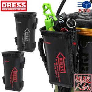 【22時間スーパーSALE延長戦!!】DRESS マルチホルダー EVO ブラック/グレー ブラック/レッド バッカンオプション 小物入れ 収納 フィッシュグリップ フックリリーサー プライヤー D環付き 釣り ジギング ドレス